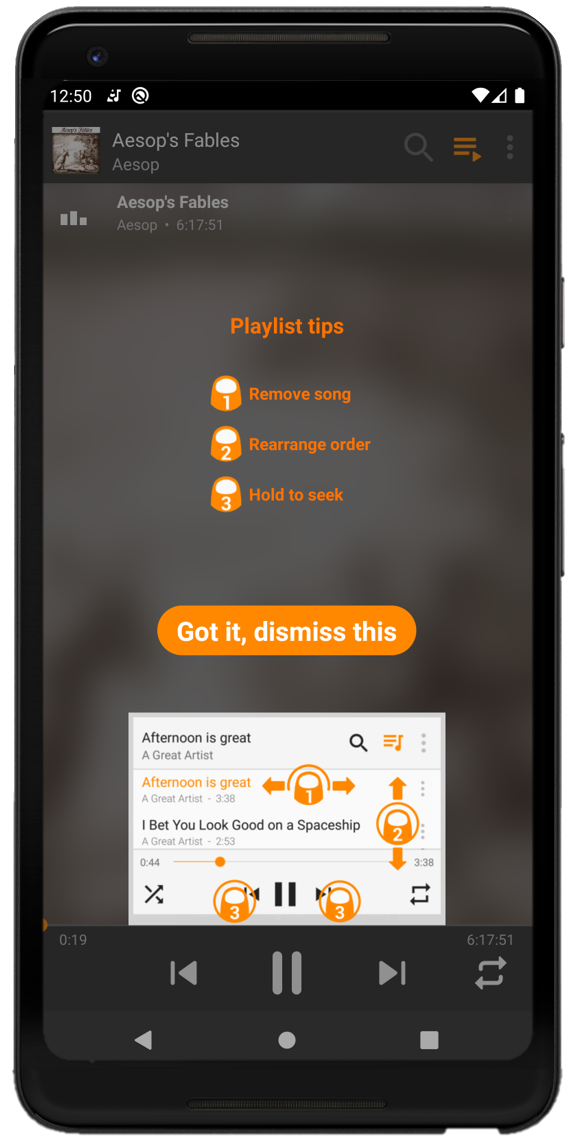 Audio Player Tips