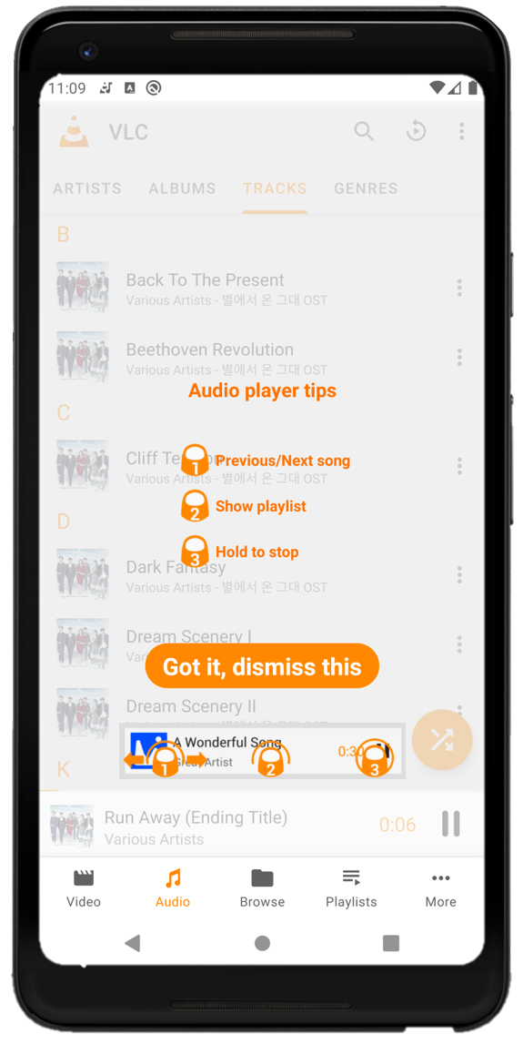 Audio Player Tips