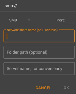 SMB Configure